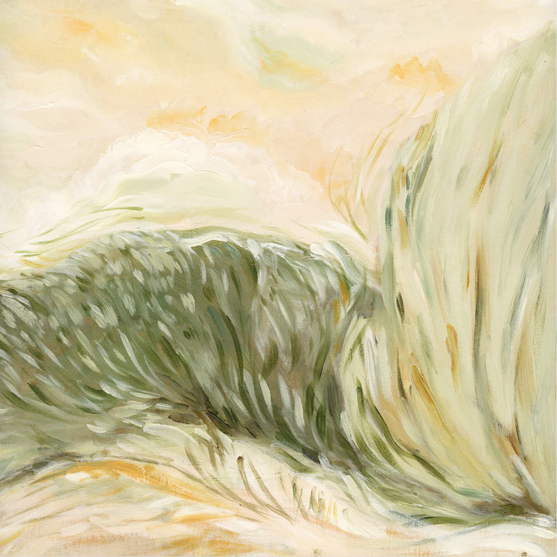 Abstract Fields No2 Print Square
